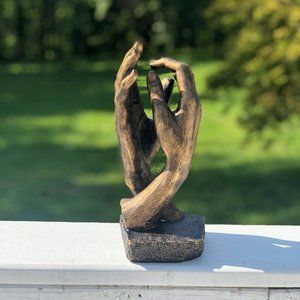 Rodin "Cathedral Hands" Sculpture/Bookend